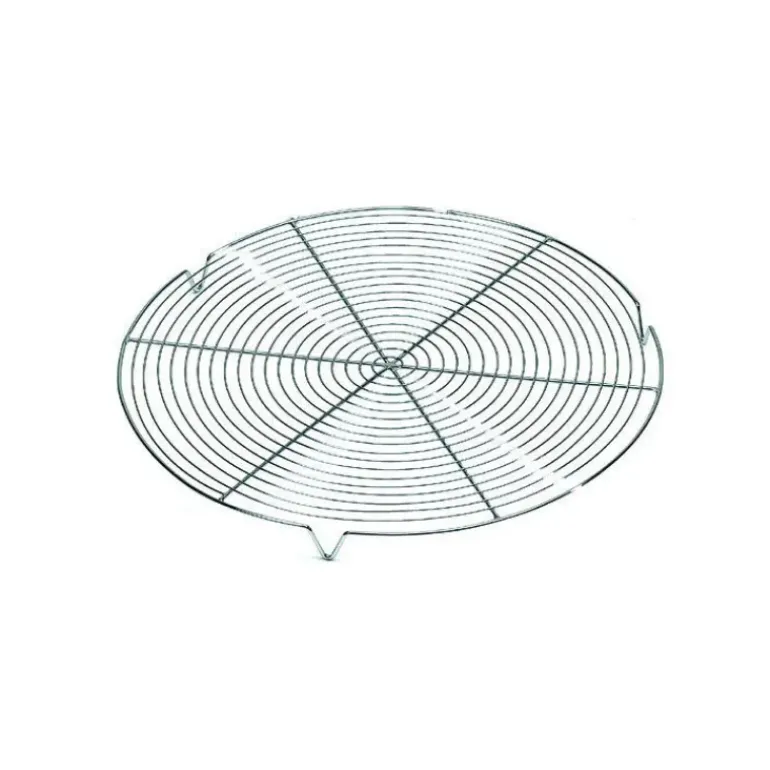 Grille Ronde avec pieds Chromée Ø 28 cm