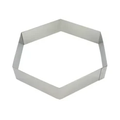 Hexagone à Mousse Inox 28 cm x H 4,5 cm Mallard