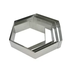 Hexagone à Mousse Inox 14 cm x H 4,5 cm Mallard