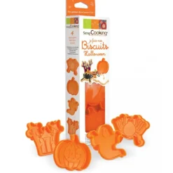 Kit 4 découpoirs pour Biscuits Halloween
