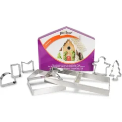 Kit 7 Emporte-Pièces Inox Maison Pain d'Épices Patisse
