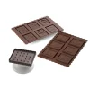 Kit Biscuit Chocolat Rectangulaire Noël 4,7 x 5,7 cm (x6) Silikomart