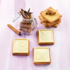 Kit Biscuit Chocolat Rectangulaire Noël 4,7 x 5,7 cm (x6) Silikomart