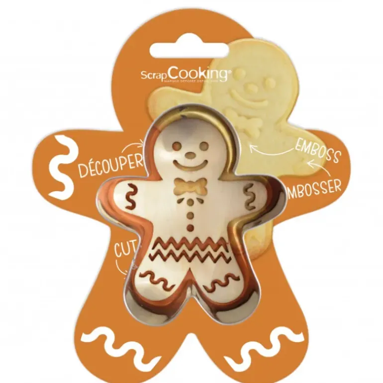 Kit Biscuit de Noël Bonhomme 8,7 cm Scrapcooking