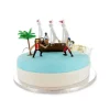 Kit Décor Gâteau Bateau Pirates (6 pièces)