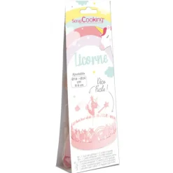 Kit Décor Gâteau Licorne (4 pièces) Scrapcooking