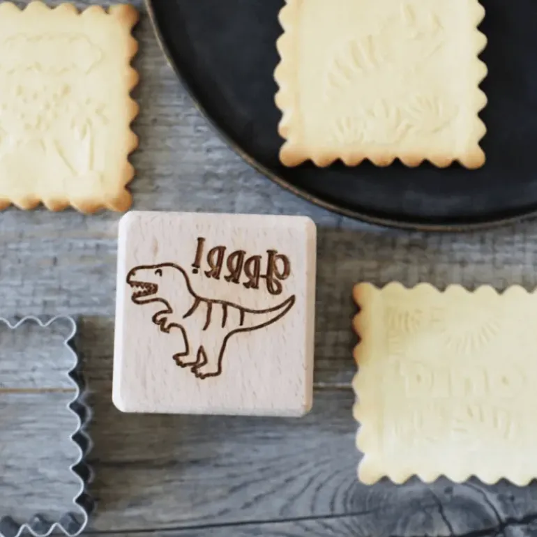 Kit Décoration Biscuit Motif Dinosaure Scrapcooking