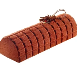 Kit Moule à Bûche et Tapis Décor Tablette de Chocolat SilikoMart Professional