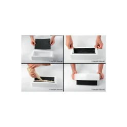 Kit Moule à Bûche et Tapis Décor Tablette de Chocolat SilikoMart Professional