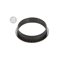 Kit Moule Silicone 8 Tartelettes Ø 80mm Saint Honoré Silikomart Professional