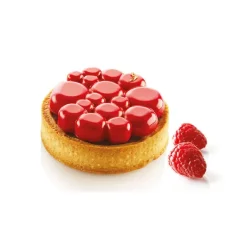 Kit Moule Silicone 6 Tartelettes Ø 80mm Paradis Silikomart Professional