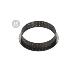 Kit Moule Silicone 6 Tartelettes Ø 80mm Mont Blanc Silikomart Professional