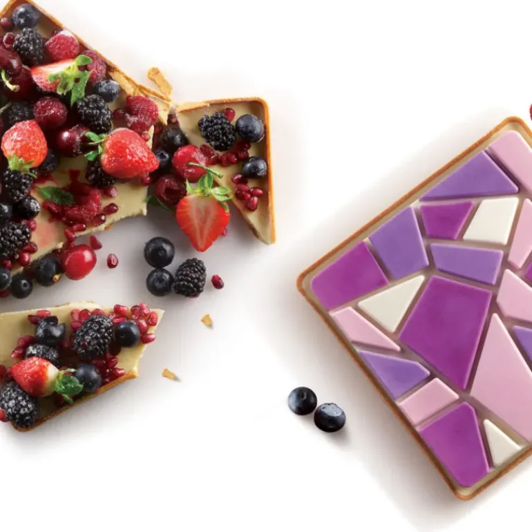 Kit Moule Tarte Carré Liberty 18 x H 2 cm Silikomart