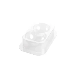 Kit Moules Chocolat Bonhomme de Neige en PVC 18,1 cm x H 21,2 cm (x4) Silikomart Professional