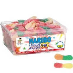Langues Acides Pik x 105 - Boîte Bonbon Haribo