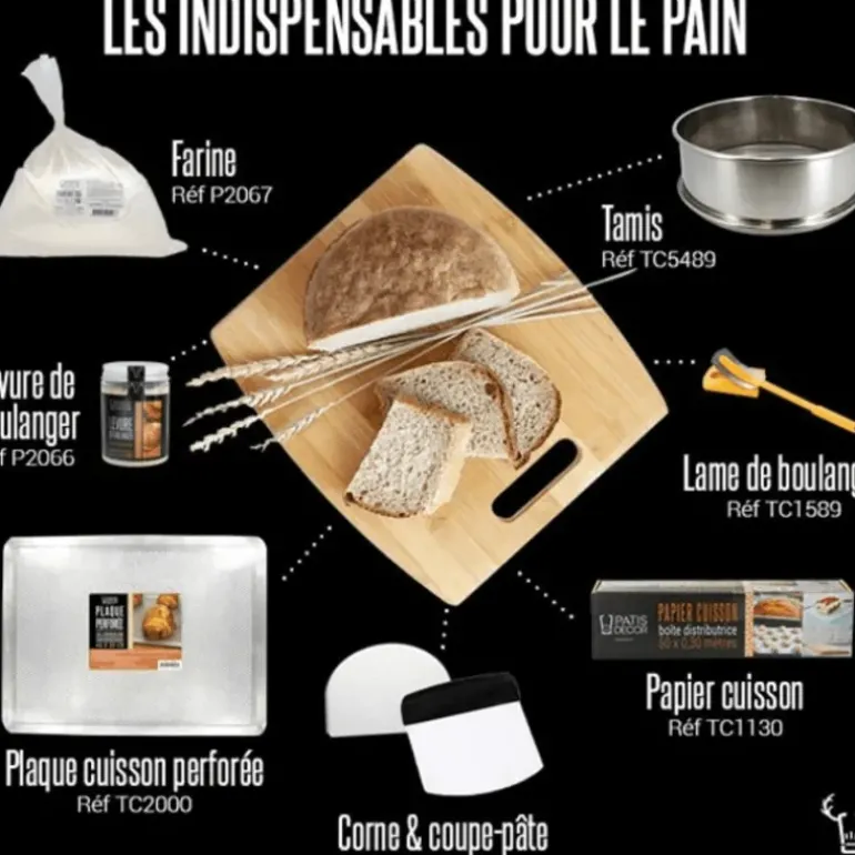 Levure boulangère sèche 300 g Patisdécor