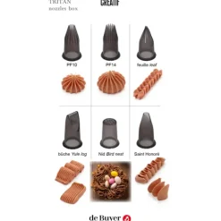 Lot 6 Douilles Tritan Décoration De Buyer