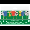 Lot de 8 Bougies Football Scrapcooking