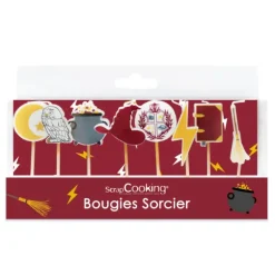 Lot de 8 bougies Sorcier ScrapCooking