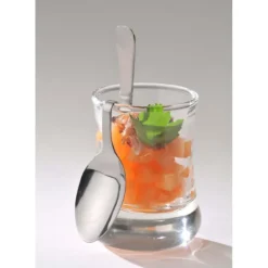 Lot de 6 Cuillères coudées à moka Drakkar par LeBrun