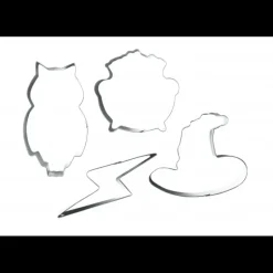Lot de 4 Emporte-pièces Inox Sorcier Scrapcooking
