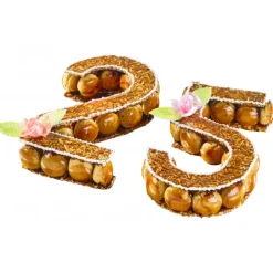 Lot Grand Emporte Pièce Inox Chiffre H.32 cm (x9)