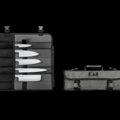 Mallette 5 Couteaux Japonais Wasabi Black Kai