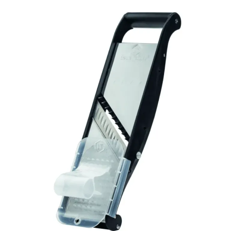 Mandoline Inox Compact-PRO Basalte 2 peignes Effileurs Bron Coucke