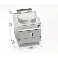 Marmite à Gaz 100L Indirecte Berto's