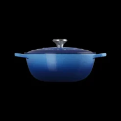 Marmite en fonte 26 cm Azur Le Creuset Signature