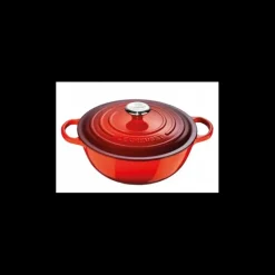 Marmite en fonte 26 cm Cerise Le Creuset Signature