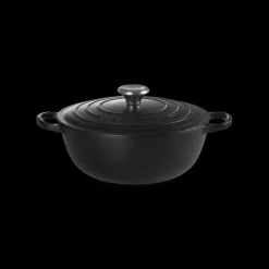 Marmite en fonte 26 cm Noir Mat Le Creuset Signature