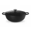 Marmite en Fonte 32 cm Noir Mat Le Creuset Signature