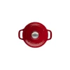 Mini Cocotte en Fonte Ronde 10 cm Rouge Chasseur