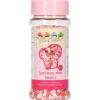 Mini Coeurs en sucre Rose/Rouge/Blanc 60g Funcakes