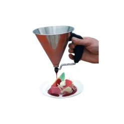 Mini Entonnoir à Piston Inox Orange KWIK De Buyer