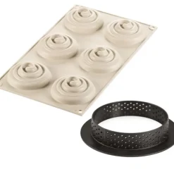 Mini Moule Silicone Tartelette Twist Silikomart 3D Design