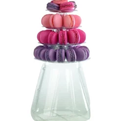 Mini Pyramide à Macarons 4 plateaux