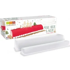 Moule à Bûche avec insert plastique - Scrapcooking