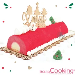 Moule à Bûche avec insert plastique - Scrapcooking