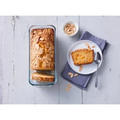 Moule à Cake en Verre 28 cm 1,5 L Bake & Enjoy Pyrex