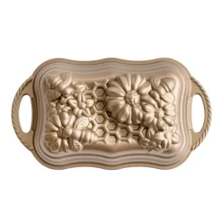 Moule à Cake Fleurs et Abeilles Toffee Nordic Ware
