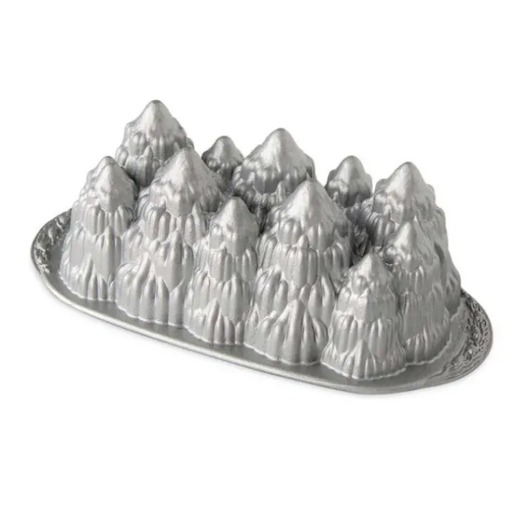 Moule à Cake Forêt de Sapins Silver Nordic Ware