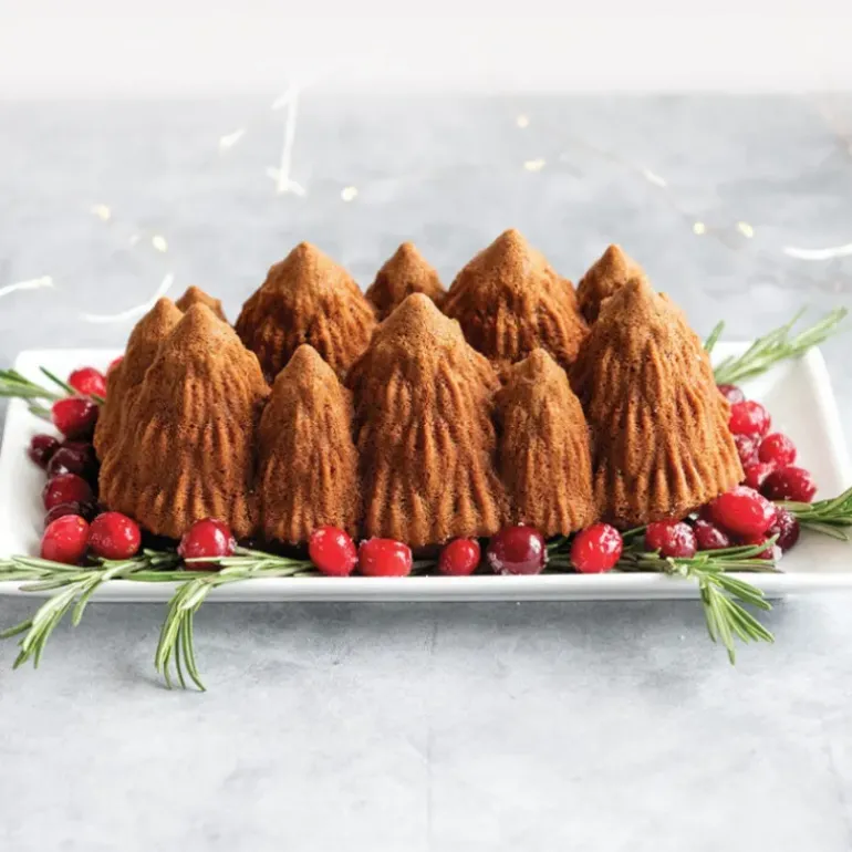 Moule à Cake Forêt de Sapins Silver Nordic Ware