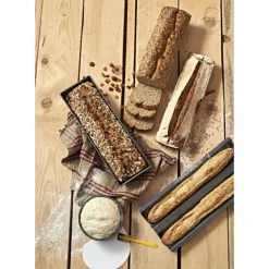 Moule à Cake Plié Anti Adhésif 25 x 10 cm x H 7 cm De Buyer