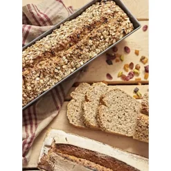 Moule à Cake Plié Anti Adhésif 30 x 10,8 cm x H 7 cm De Buyer