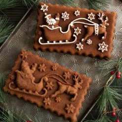 Moule à Cake Traineau du Père-Noël Silver Nordic Ware