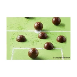 Moule à Chocolat 18 Ballons de Foot Easy Choc - Silicone Spécial Chocolat