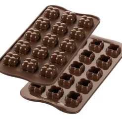 Moule à Chocolat 15 Choco Game Easy Choc - Silicone Spécial Chocolat