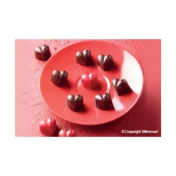 Moule à Chocolat 15 Coeurs Easy Choc - Silicone Spécial Chocolat